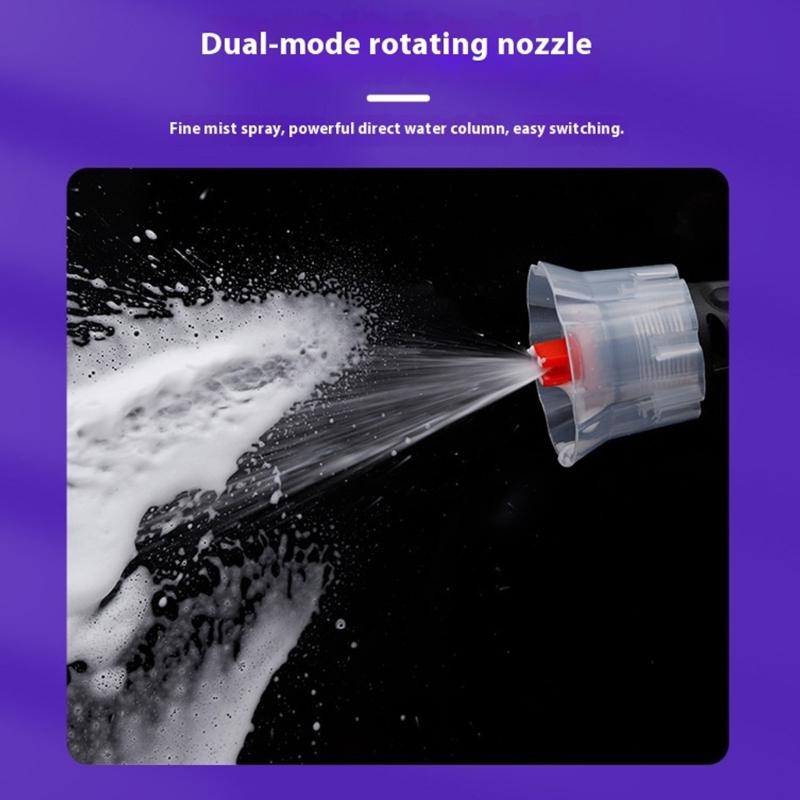 2 In 1 Foam Jet Nozzle & Splashes Guard Foaming Nozzle with Protective for Automotive Detailing Kitchen Equipment Washing