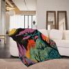 Artist Y Yayoi K Kusama a Art Throw Flannel Throw Blanket Suitable for Sofa Living Room Bedroom