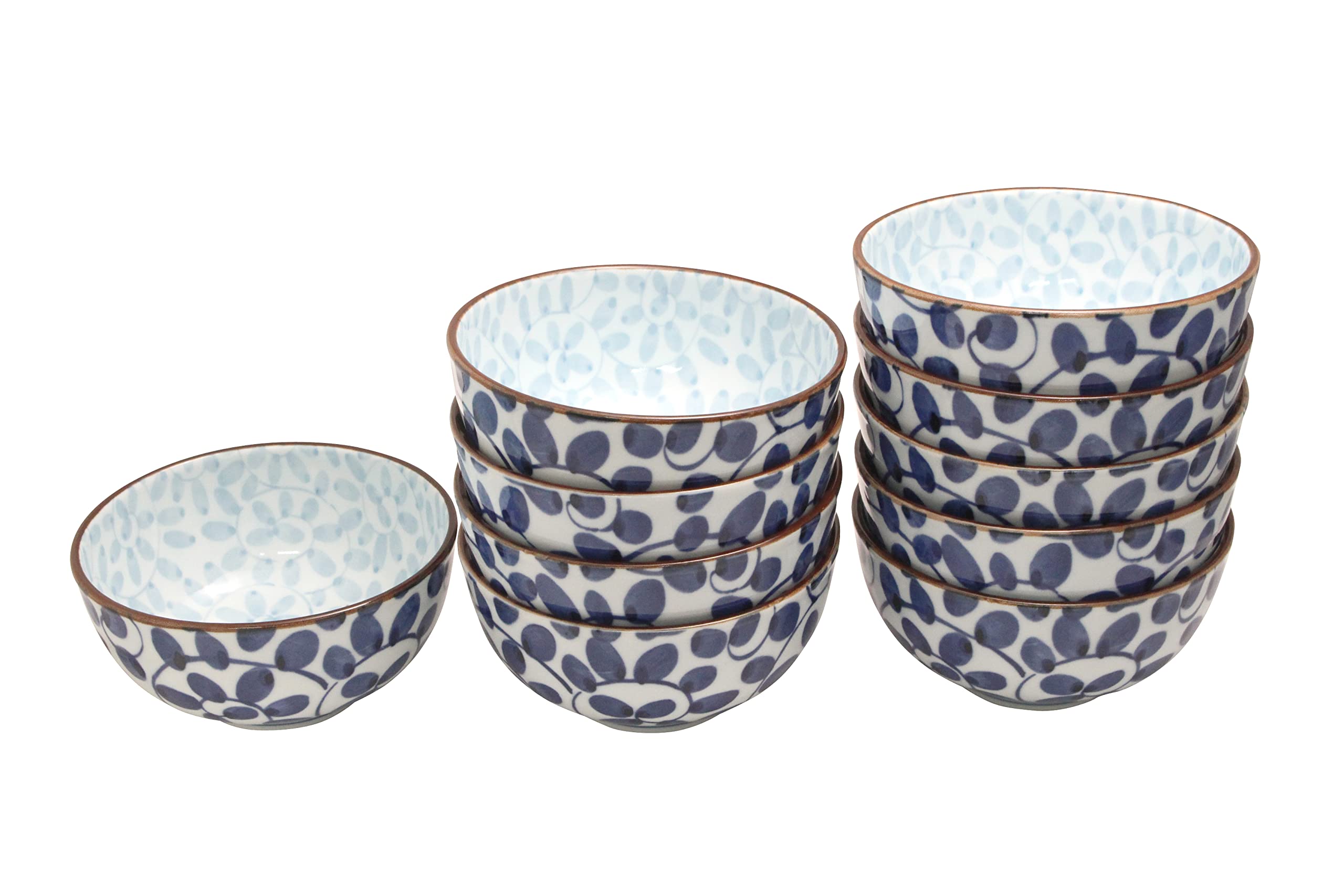 

Castle Enterprise Everyday Lightweight Mini Bowl Series, Openwork Arabesque Lightweight [Mini Bowls], Set of 10, Diameter 16.2cm x Height 8cm