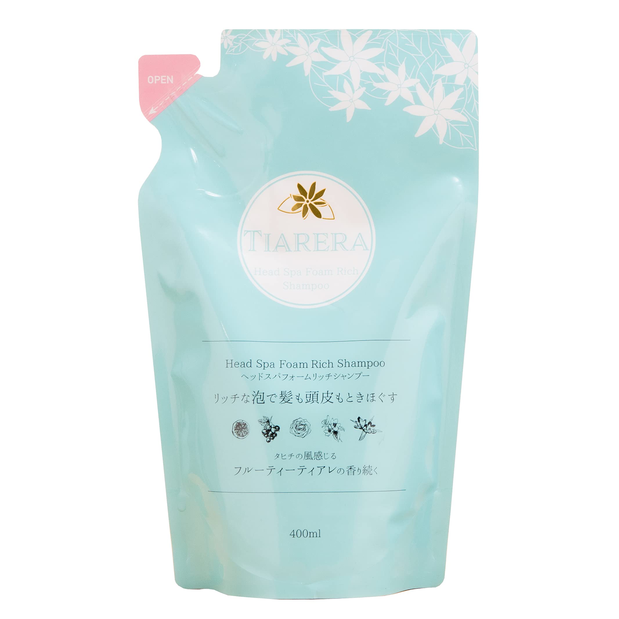 

Tiarella Head Spa Foam Rich Shampoo Refill (400mL)