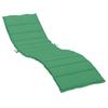 vidaXL Sun Lounger Cushion Green 200x50x3 Cm Oxford Fabric
