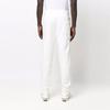 Maison Kitsune SS22 Logo Pattern Slim Fit Sports Pants Men pants White IU01308KM0001-P700