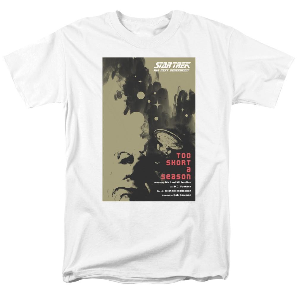 Star Trek - Tng Season 1 Episode 16 - Adult Unisex Short Sleeve T-Shirt - White S