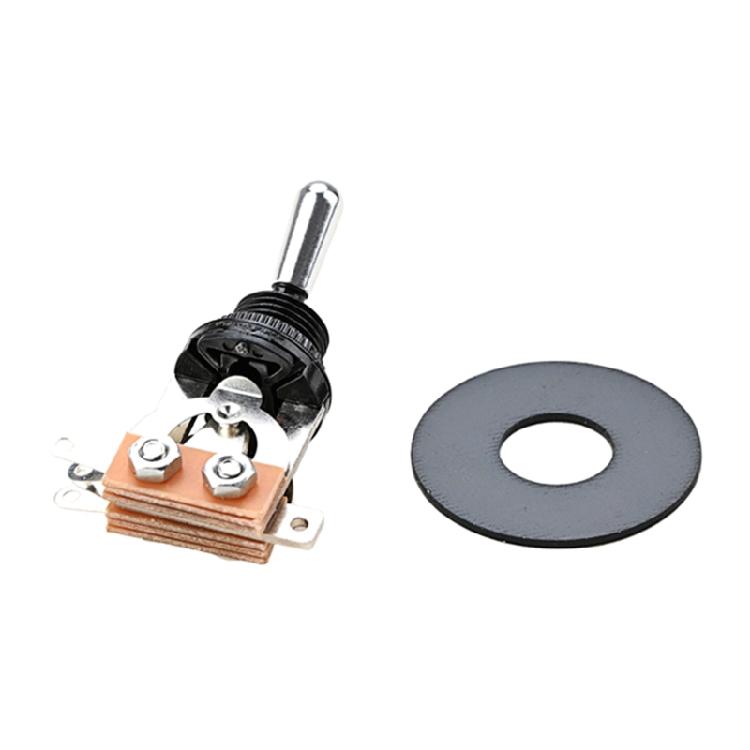 Electric Guitar Part Guitar 3 Way Toggle Switch Durable-Position Short Black-Top