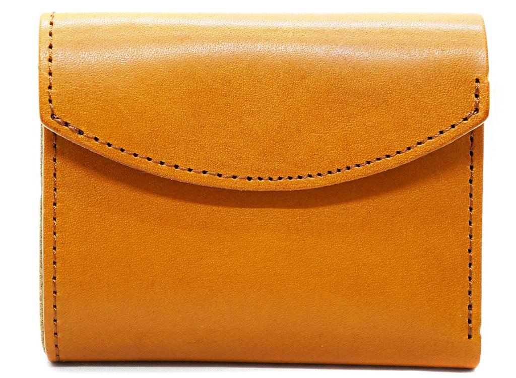 Camel Tri-fold Wallet for Men and Women, Small Wallet, Tochigi Leather, Genuine Leather, Men's Wallet, Women's Wallet, Mini Wallet, Slim, Large
