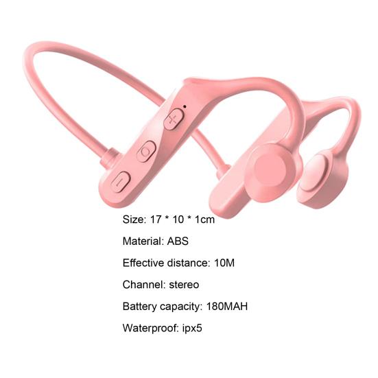 Praktischer Knochenleitungs-Ohrhörer Freisprecheinrichtung IPX5 Wasserdicht Klare Anrufe