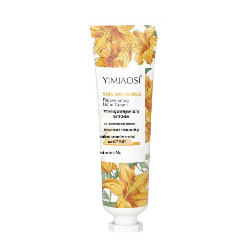Yimiao Seidenblumen Feuchtigkeitsspendende Handcreme, 30g x 100 Tuben
