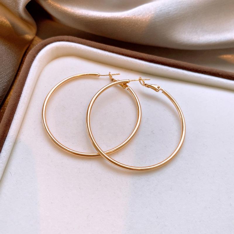 European-American Metal Stud Earrings: Chic, Versatile, and Luxurious for Women