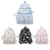 Cute Cartoon Shoulder Bag For Girls Large Capacity Waterproof Nylon Material