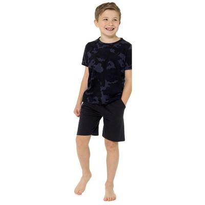 Boys Camo Top & Shorts Cotton Pajama Set
