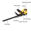 1400W 388VF Cordless Hedge Trimmer Electric Household Trimmer Pruning Saw Garden Bush Trimmer Landscape Power Tools
