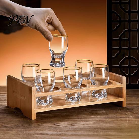 Entertaining And Hosting Barware Mini Snifter Glass with Ergonomic Weighted Base, Crystal Clear Tasting Mixed Drink Serving Cups Glasses, Comfortable