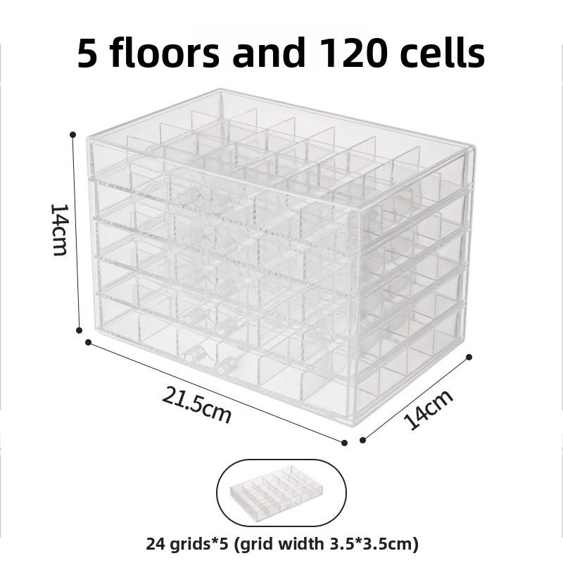 Jewelry Storage Box Multi-layer Large-capacity Dust-proof Household Jewelry Box Anti-oxidation Stud Earrings Earrings Box