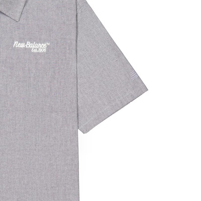 New Balance SS24 Shirt Men's Gray NAE22161-CHL