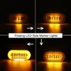 2/4/6/10PCS 12LED 24V Flowing LED Side Marker Signal Light Indicator Low Led Trailer Light Rear Side Lamp For Truck Trailers