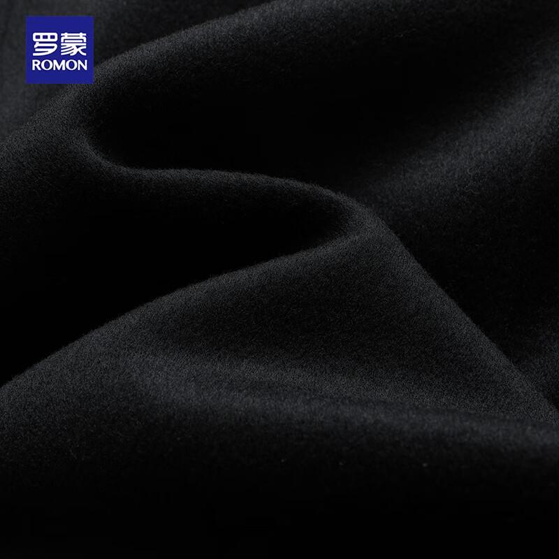 Luomeng Men's Slim Fit Long Wool Blend Overcoat