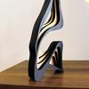 Artistic Abstract Wooden Streamlined Statue Minimalist Bookshelf Home Room Decoration Desktop Ornaments Home Gifts