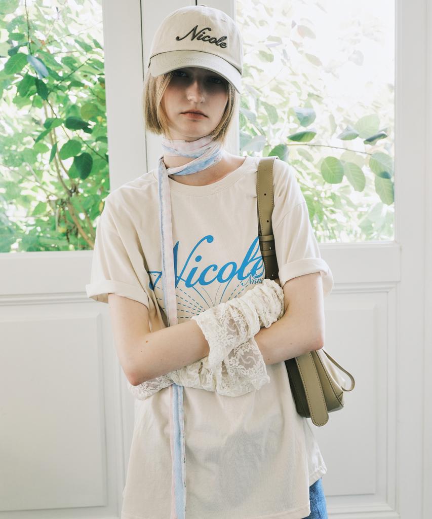 Nick&Nicole Crystal Pound Leather Bag_Butter