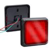 Aoling LED Tail Light for 12V Square Rear Suitable for Small Brakes of Light Equipped with 12 Fall Set of 2 Trucks, 24V, Light, Trailers, Trucks,