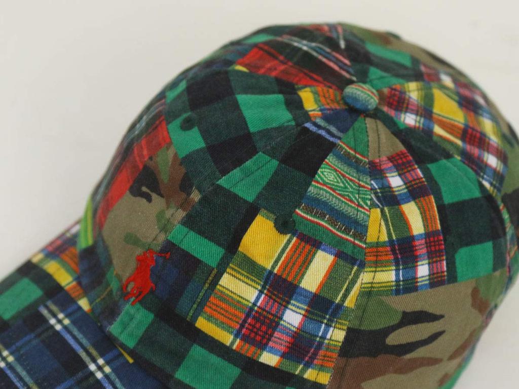 Ralph Crazy Patchwork Embroidery Cap (Polo Lauren) Men's Women's 0108896-PATCHWORK [Item]
