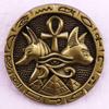 Vintage Anubis and Bastet Brooch