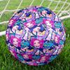 KPop Demon Hunters Print Size 5 Soccer Ball, Standard Match Football for Sports Game and Team Practice, Ideal Gift for Soccer Fans