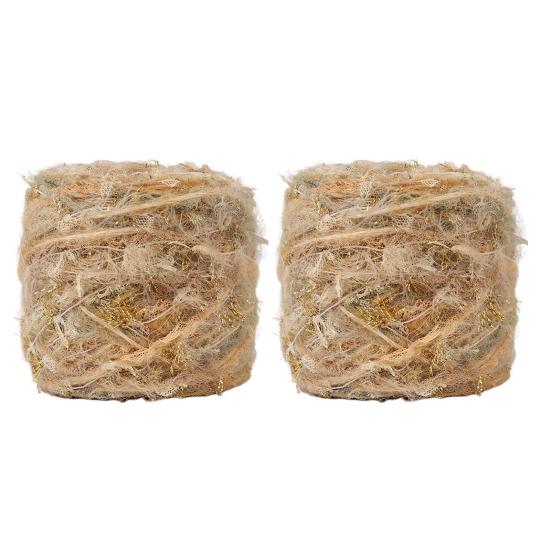 1/2Pcs 100G Hand Blended Yarn Ball DIY Handmade Knitting Crafts Bags Gloves Tassels