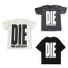 2026 Unisexs Y2k Maglietta in Cotone Unisexs Girocollo Harajuku Stampa Lettere Tendenza Hiphop Top Punk Street Wear Gotico Retro Corta
