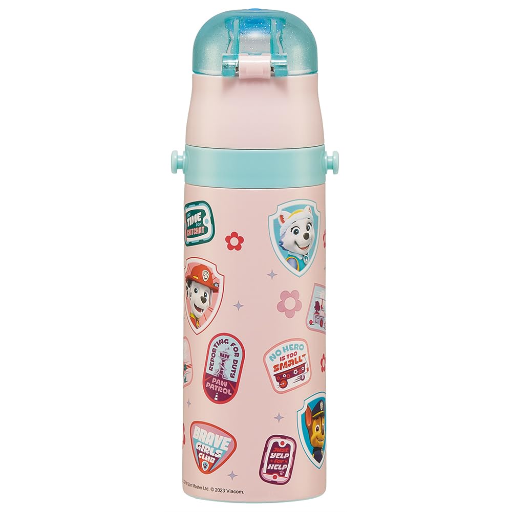 Skater Stainless Steel Water Bottle Direct Drinking 470ml Paw Patrol Girl Lightweight Type Cold Storage Only Waterbottle Sports Bottle Cute Kids