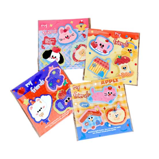 

4Pcs Cute Cartoon Animal Memo Notes Set Multi-Shape Self-Adhesive Memo Pads for Students Journaling Reminders Strong Adhesion Office School Supplies 4pcs Random Style
