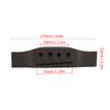 4-Saiten Bassbrücke Hohe Härte Ebenholz Gitarre Musikinstrumentenzubehör Ebenholz