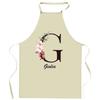Tablier de cuisine - Giulia Lettre - Impression Bretonne - Coton résistant - Liens ajustables