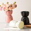 Solid Color Water Cultivation Vase Plastic Flower Arrangement Vase Creative Bouquet Vase