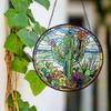 New Colorful Cactus Glass Pendant Home Catcher Garden Ornament Decoration Home Decor
