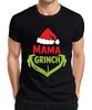 MAMA GRINCH Christmas Gift Hat Green Heart Family Funny Men's T-Shirt