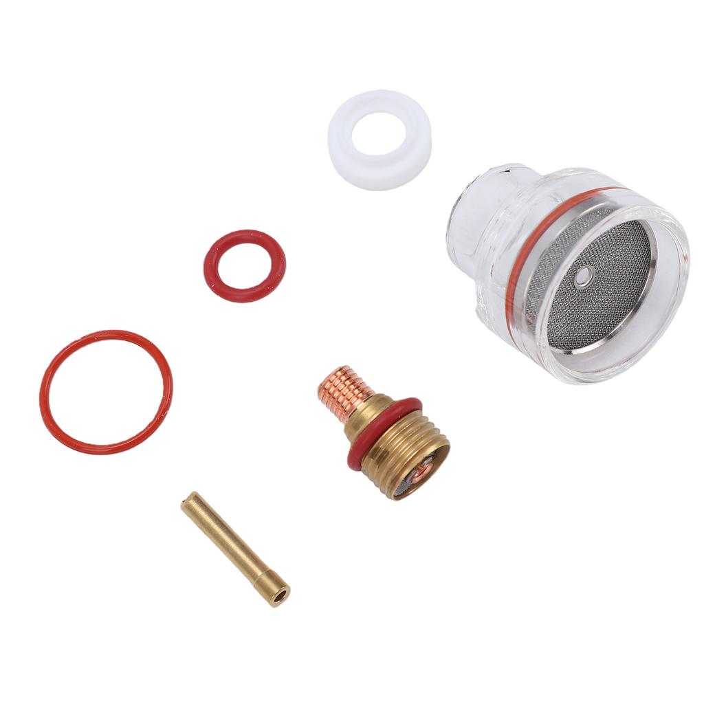 Torch Glass Cup Welding Torch Kit 3 32in Suitable for WP 17 18 26 Collets Body Gas Lens High Heat Welding Accessory