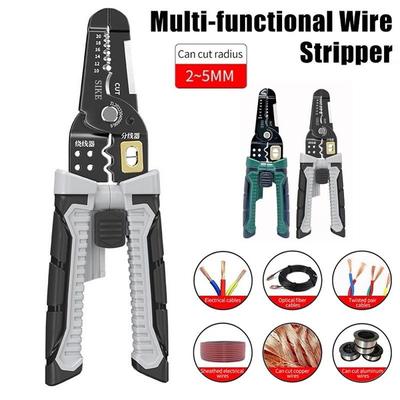 Wire Stripping Pliers Ire Stripper Electric Cable Stripper Cutter Electricians Efficient Wire Repair Tool Pliers