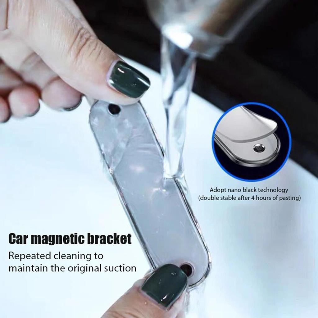 Car Magnetic Mobile Phone Holder Car Navigation Instrument Panel Stick Multifunctional Long Strong Magnetic Holder