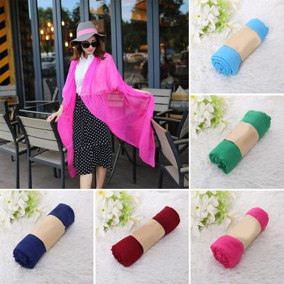 Summer Neck Bandana Sun Protection Shawls Wrap Hijab Scarf Pashmina