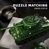 Military M4 Sherman Medium Tank Model 1682 Pcs Building Block Set Model Boys DIY Christmas Gift Toy