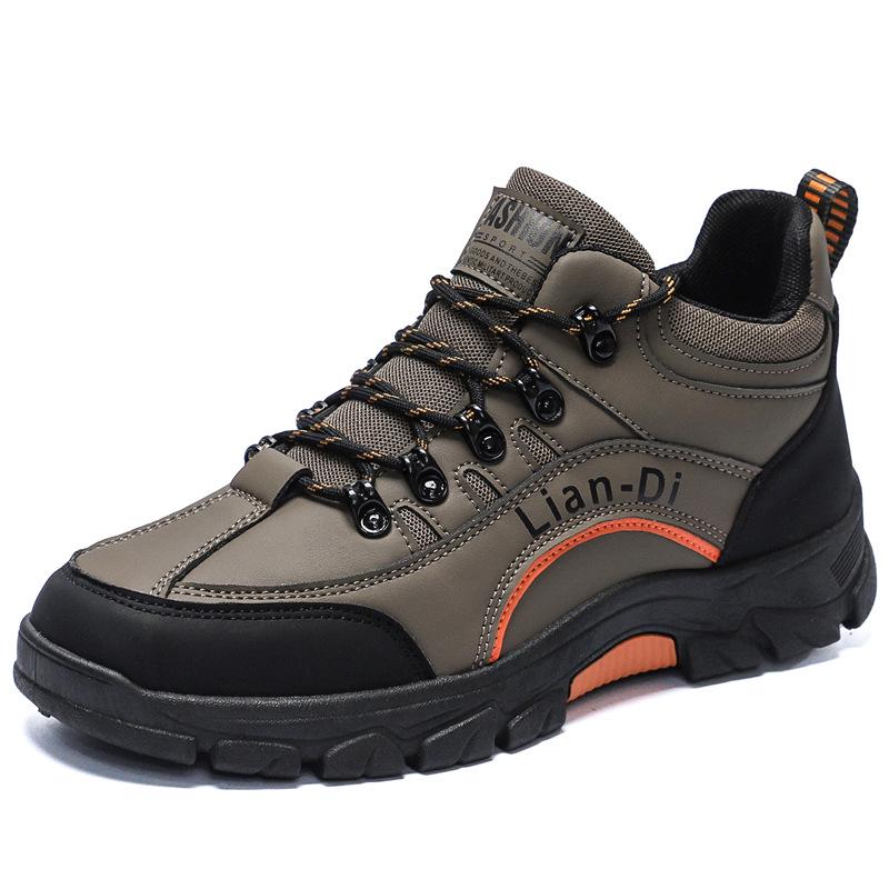 2025 Spring Men's Casual Outdoor Work & Hiking Shoes - Large Size British Style All-Match Daddy Shoes
