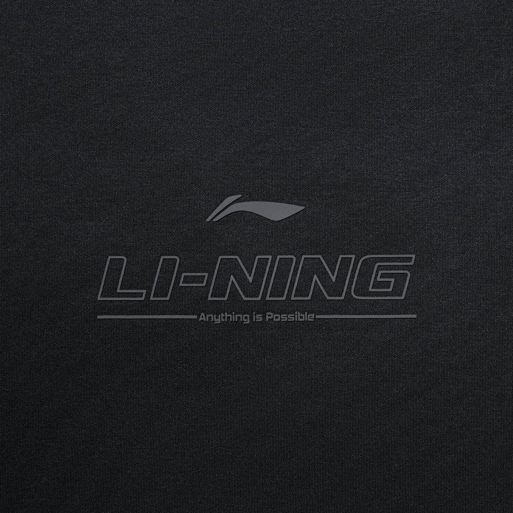 Li Ning Fitness Series Fleece Lined Thermal Crew Neck Casual Letter Sports Sweatshirt Men's AWDV973-4