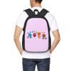 Play Sago Mini Pink Student Backpack School Bag Hiking Travel Daypack for Men Women Fashion Bookbag Shoulder Bags