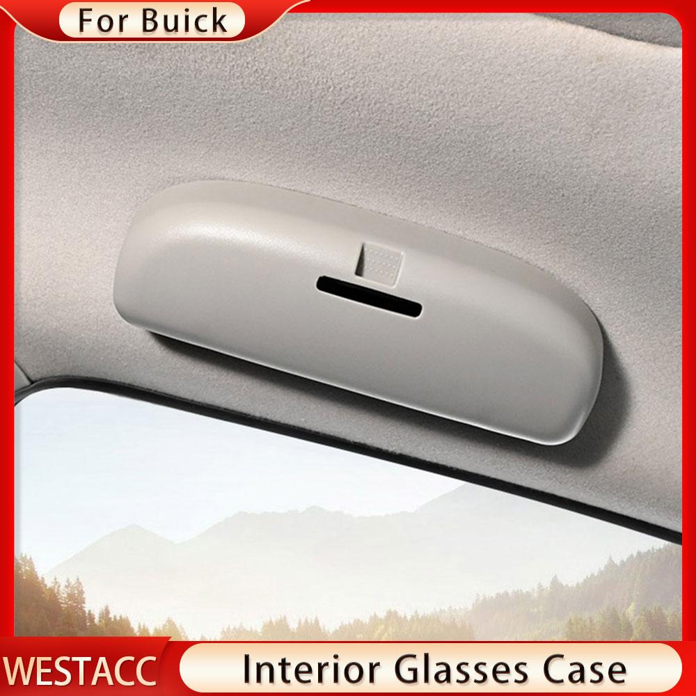 Car Glasses Holder Sunglasses Case Holder for Buick Encore Excelle Envision La Crosse Regal GS GL6 GL8 Glasses Box