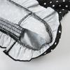 Women Summer Sweetheart Neck Polka Dot Ruffle Hem Slim Fit Sleeveless Camisole Top