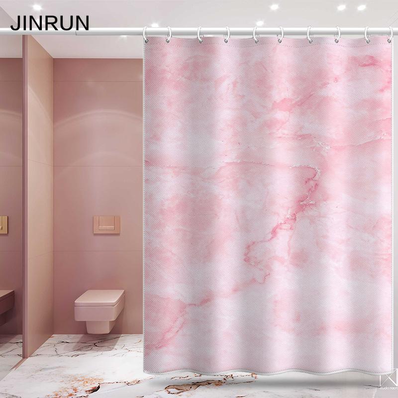 Bathroom Thickened Waterproof Curtain Mildew Proof Shower Curtain Shower Partition Curtain Shower Curtain Bathroom Curtain Free Perforation
