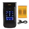 4G Senior Flip Phone with Big Button Clear Sound Flip Cell Phone for Elderly Dual Screen Display 4800mAh Battery SOS