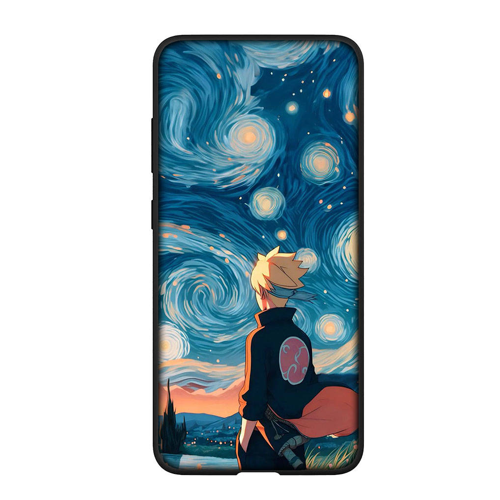 For Samsung Galaxy S24 S23 iPhone 16 15 14 Xiaomi Redmi Note 13 12 11 10 8 Plus 9 Pro Max X XR Phone Case Anime Uchiha Sasuke Naruto OPPO Huawei Cover
