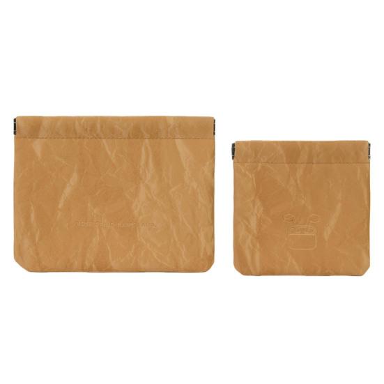 Pocket Cosmetic Bag Portable Earphone Data Cable Storage Bag Coin Purse No Zipper Self-Closing Mini Makeup Bag for Daily Outings Travel