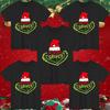 Family Christmas Grinch T-Shirt Matching Holiday Outfits Dad Mom Kids Funny Top